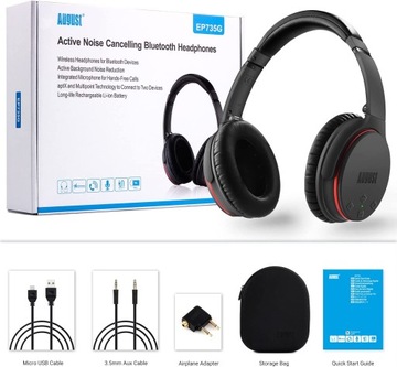 August EP735 AptX Bluetooth-наушники с ANC