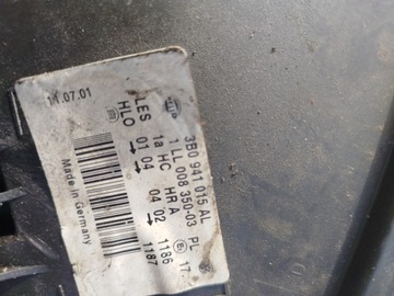 фото thumb №11, Лампа левая левый перед передняя vw passat b5 fl рестайлинг 3b0941015al