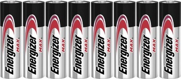 8 батарей ENERGIZER Max LR6 AA R6 E91 1,5 В