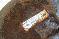 Подушка пневмоподушка mercedes actros mp4 a9603206157 міст передня Зі Шроту, фото thumb