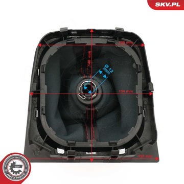 фото thumb №4, Ручка изменения коробки передач з чехол eos golf jetta touran 1k0711113cf 5b