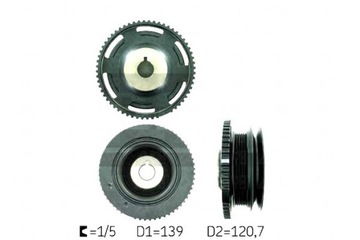 фото thumb №9, Колесо ременное вала коленчатого daewoo lanos 1.4-1.6