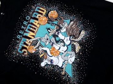 TSHIRT oversize Retro DISNEY Bugs Diabeł Tasmański