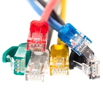 Патч-корд RJ45, кат. 5e UTP, 2м, Netrack, черный.