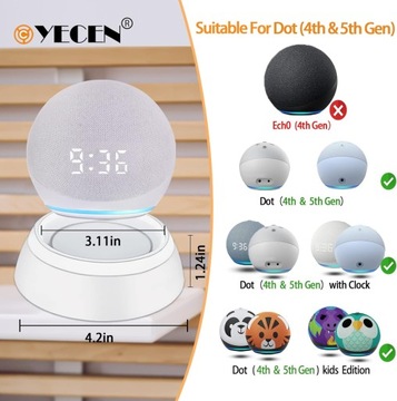 Подставка YECEN Подставка для Echo Dot 4/5 Gen