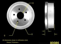 фото thumb №1, Барабан тормозной dodge ram 1500 pickup 2000-2001