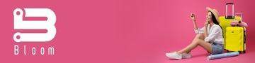 БОЛЬШОЙ ЧЕМОДАН BLOOM XXL 28 + КОРОБКА из АБС-пластика 2 в 1, 15 цветов