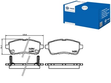 фото thumb №1, Hella pagid тормозные колодки тормозные daihatsu materia 1.3