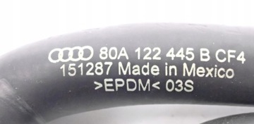 фото thumb №8, 80a122445b шланг рідини охолоджуючої audi q5 80a ii fy