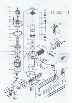 Пневматический степлер Bostitch SB156SL-1-E