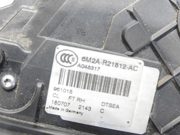 фото thumb №6, Замок двері правий перед 6 pin ford mondeo mk4 iv 6m2a-r21812-ac a048317
