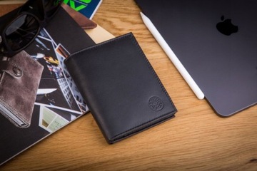 МУЖСКОЙ КОЖАНЫЙ КОШЕЛЕК Betlewski черный большой кожаный RFID в подарочной упаковке