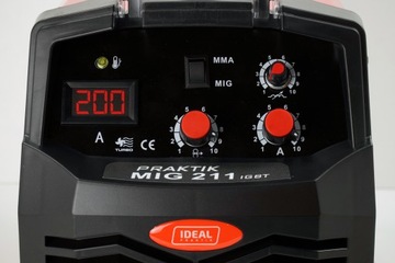 Сварочный аппарат MIGOMAT MIG/MAG 200A MIG 211 PRAKTIK MMA комплект ИНВЕРТОР 230В
