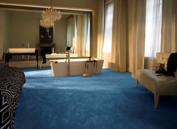 OMPHALE BLUE VELVET ковер 4м