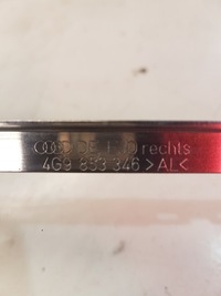 фото thumb №5, Планка хром права кузовний audi a6 c7 4g9853346