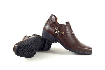 НОВИНКА - МУЖСКИЕ КОЖАНЫЕ БОТИНКИ LEMI BROWN PL 680