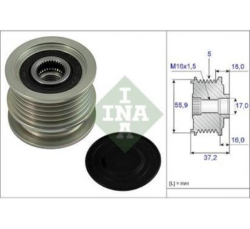 фото thumb №2, Ina зчеплення генератора seat arosa 1.7
