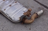 фото thumb №7, Выхлоп гаситель конечный audi q7 4l 4.2 fsi