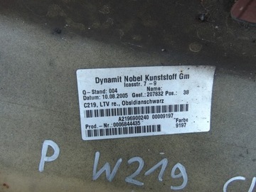 фото thumb №8, Планка накладка порога правая c197 mercedes w219