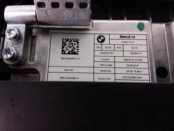 фото thumb №6, Bmw 7 g11 g12 дисплей монитор задний 9384085