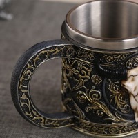 КРУЖКА EPIC BONE GUARD ИЗ НЕРЖАВЕЮЩЕЙ СТАЛИ 400 МЛ
