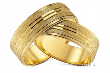 Обручальное кольцо из золота 333 пробы, серебра 925 пробы WEDDING G05, ширина 6 мм
