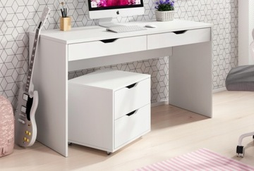 MATI Modern WHITE письменный стол с молодежными ящиками