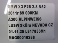 фото thumb №11, Bmw x3 f25 51177238086 кришка заливання заливна горловина пального 300 альпійський білий 3 біла