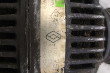 фото thumb №7, Генератор renault megane i ba0/1_ 7700866507 1.6l бензин 66kw 1998