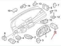 фото thumb №8, Vw passat cc 35 hazard попередження button 3aa953509a1qb
