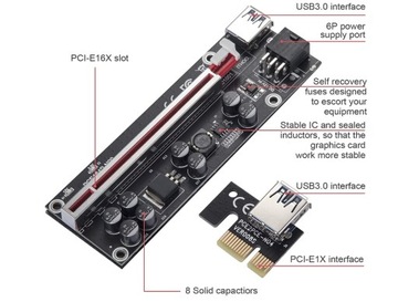 REISER 009S PLUS USB 3.0 PCI-E 6PIN SATA