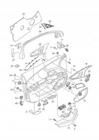 фото thumb №11, Рамка защита дверь левый перед 4g0867609 audi a6 c7
