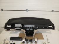 фото thumb №9, Skoda superb ii lift панель приладів консоль подушка безпеки шторки безпеки ремені кремовий