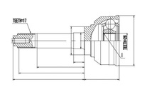фото thumb №1, Шарнир zew honda passport 94- isuzu trooper 94-