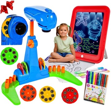 PROJEKTOR RZUTNIK DO RYSOWANIA 32 SLAJDY + TABLET + GRATIS | PREZENT ŚWIĘTA