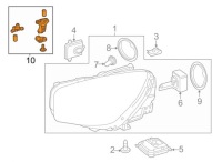 Купити Mercedes-benz sl r231 кронштейн фара передній правого a2318200214, фото thumb