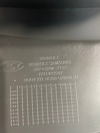 фото thumb №13, Renault koleos i накладки бампера задня 7711423547 nowe