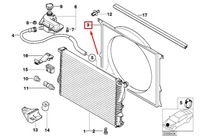 фото thumb №10, Захист вентилятора охолоджуючий двигуна bmw z3 coupe e36 17101715321 1715321