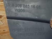 фото thumb №8, Mercedes w206 21- напрямна кронштейн бампера правий перед a2068851601