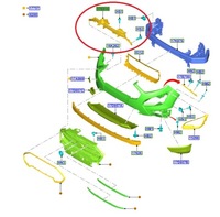 фото thumb №14, Кронштейн верхний бампера перед ford ecosport 2017-