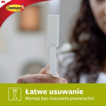 Command rzepy do wieszania obrazów bez wiercenia do 5,4 kg, 16 szt. (8 par)