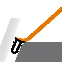 фото thumb №16, Прокладка стекло передней жабо универсальная шумоизоляционная молдинг 1,6m