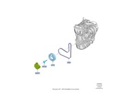 фото thumb №7, Ремень приводной ford focus 2018 -/ ka 2016- 2080928