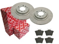 фото thumb №1, Тормозные диски + тормозные колодки febi задняя peugeot 407 citroen c5