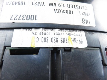 фото thumb №6, Спидометр vw sharan i 1.9 tdi 7m3920800c