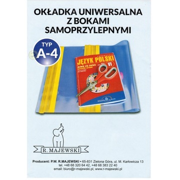 Обложка для блокнота самоклеящаяся, книга А4, Маевск