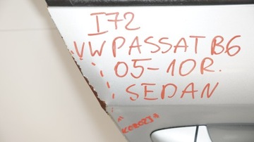 фото thumb №6, Дверь правый зад vw passat b6 05-10r sedan lb5m