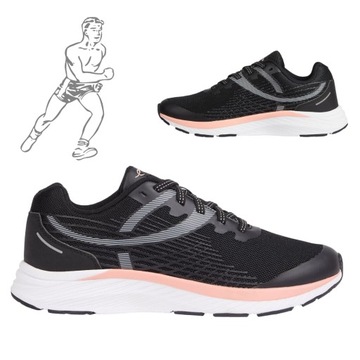 Buty do biegania damskie Energetics Run oddychające czarne r.42