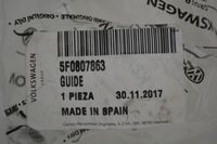 фото thumb №12, Напрямна бампера задня seat leon iii 5f0807863