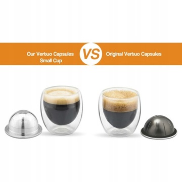 КОФЕЙНАЯ КАПСУЛА ДЛЯ NESPRESSO VERTUO Нержавеющая сталь